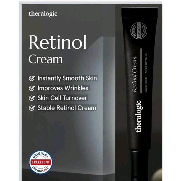 THERALOGIC Retinol Crème 0.7oz / 20g Renewal K-Beauty New Sealed Box - Picture 2 of 6
